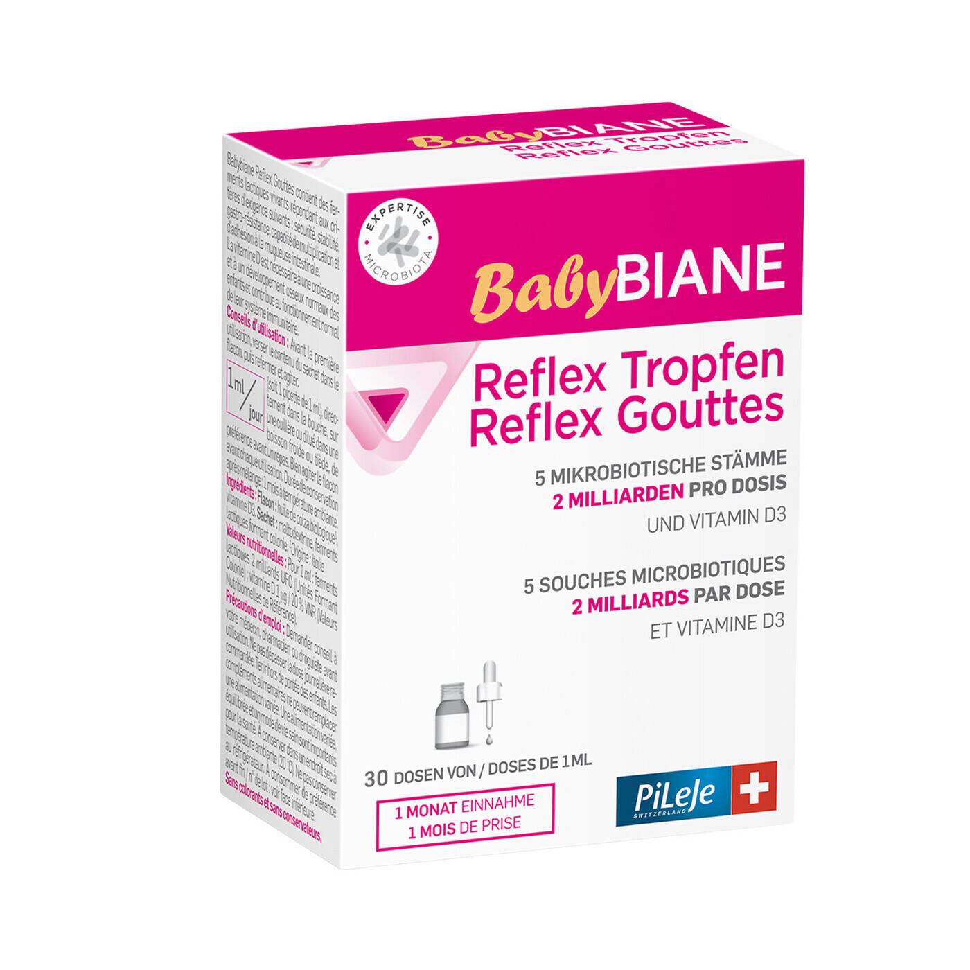 Babybiane Reflex Gouttes (anciennement Lactibiane Enfant Gouttes 2M)