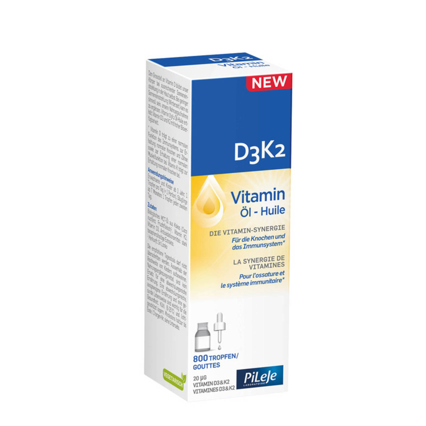 D3K2 Vitamin Öl-Huile